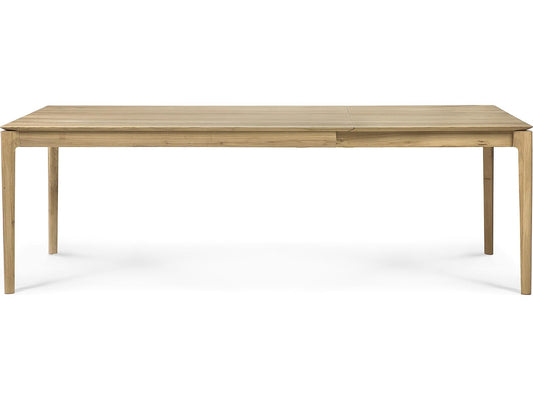 Bok Extendable Rectangular Dining Table in Varnished Oak