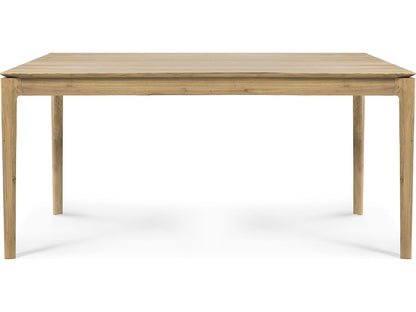Bok Extendable Rectangular Dining Table in Varnished Oak