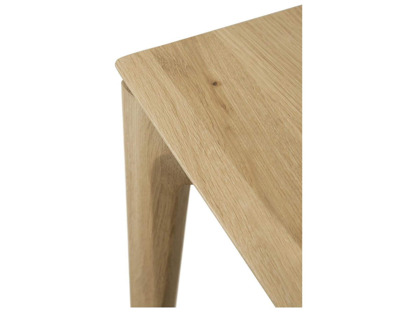 Bok Extendable Dining Table Varnished Oak Rectangular 79-118 Inch