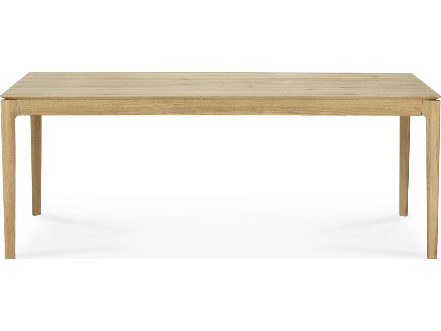 Bok Extendable Dining Table Varnished Oak Rectangular 79-118 Inch
