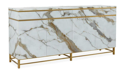 John Richard Marbled Four-Door Sideboard