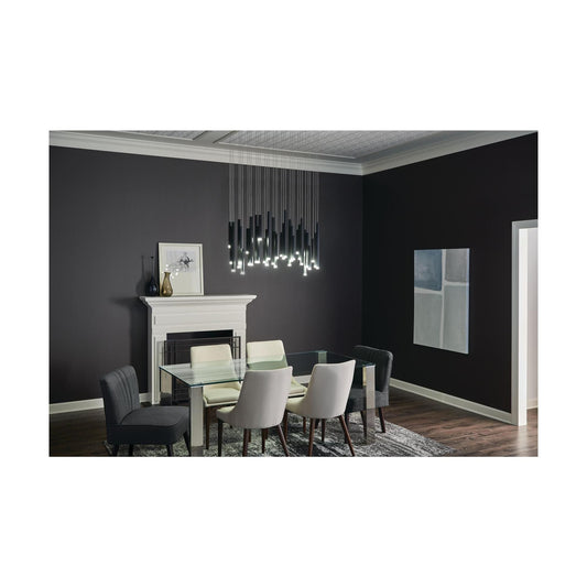 Elan Lighting Soho 5 Inch 33 Light Led Linear Suspension Light Cp184899