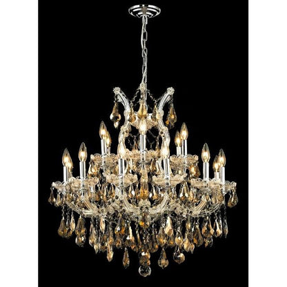 Elegant Lighting Maria Theresa 30 Inch 19 Light Chandelier Cp42756