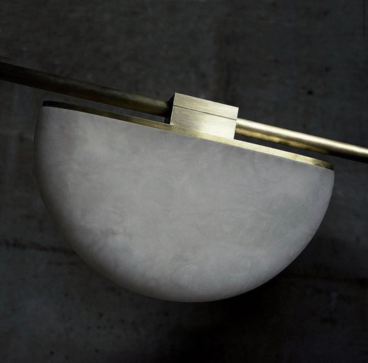 Alabaster Artistic Modern Chandelier for Bar Area