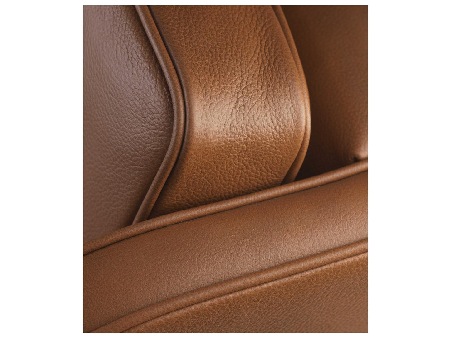 MK46 Cognac Brown Leather Sofa