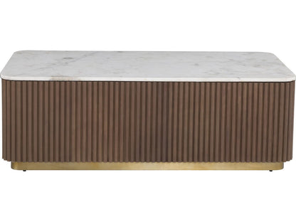 Dimitri Rectangular Marble Coffee Table