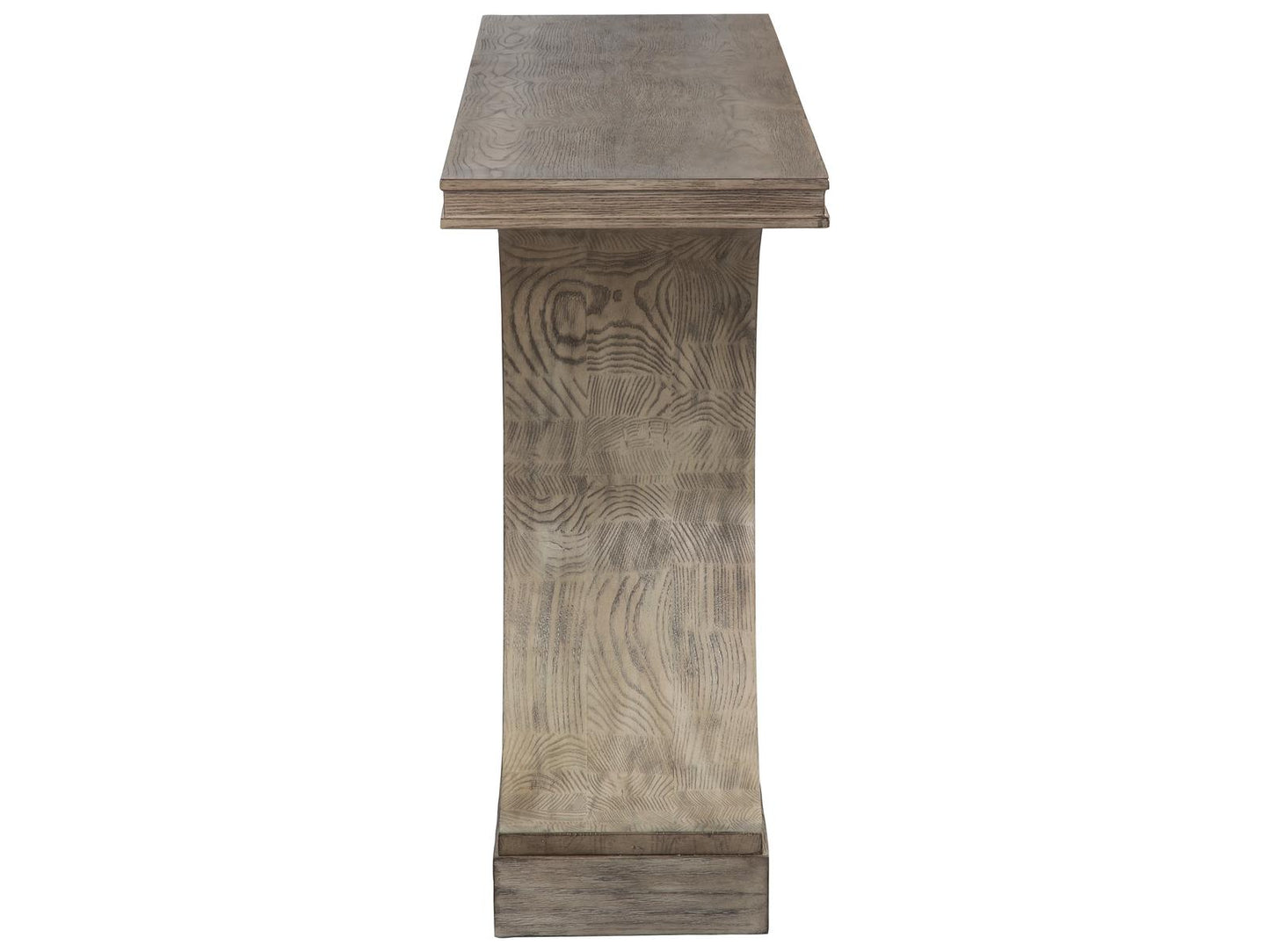 Monogram Rectangular Wood Console Table