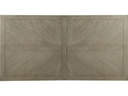 Monogram Rectangular Extendable Dining Table in French Oak