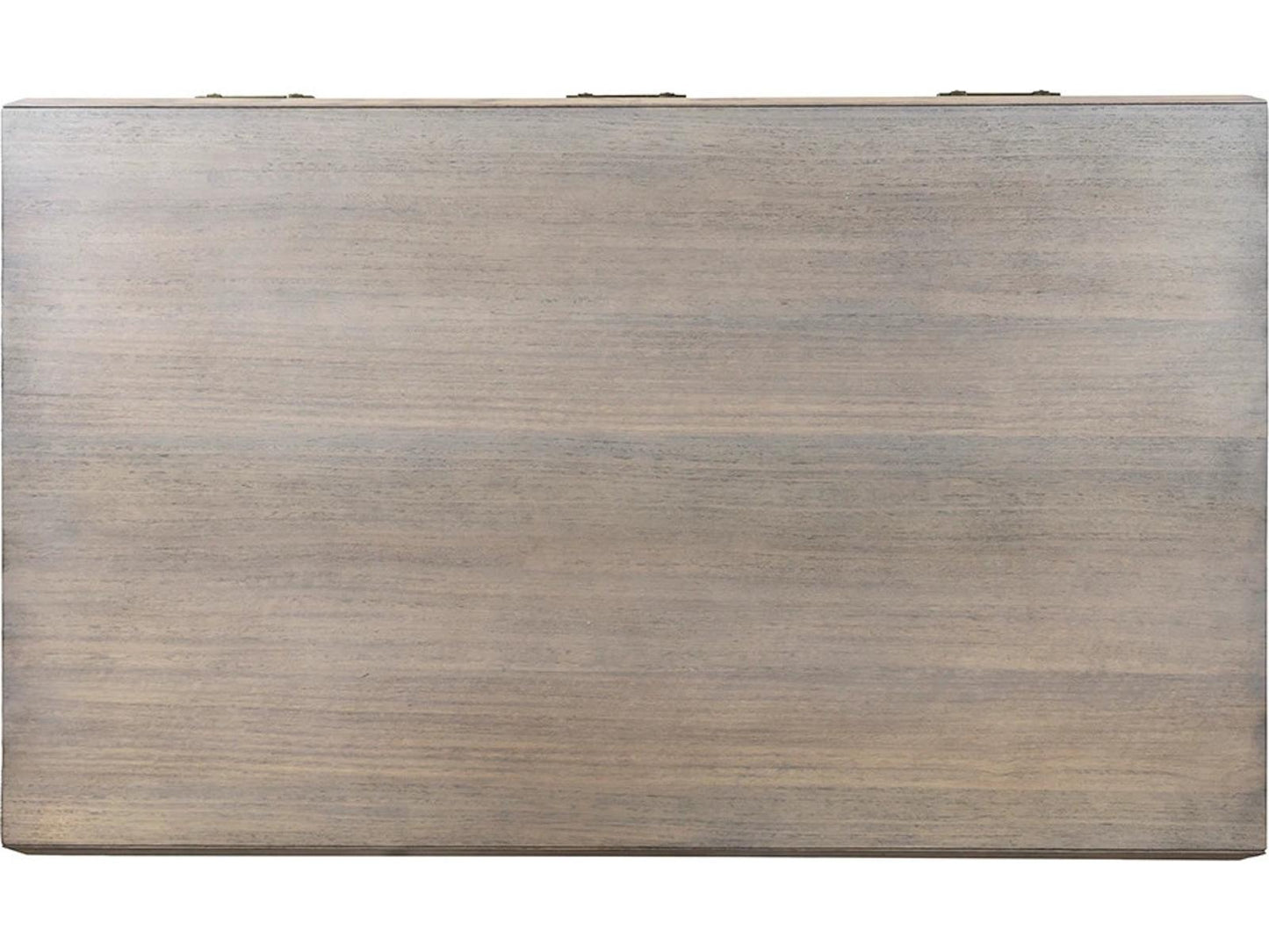 Monogram Expedition Rectangular Wood Coffee Table with Drawers