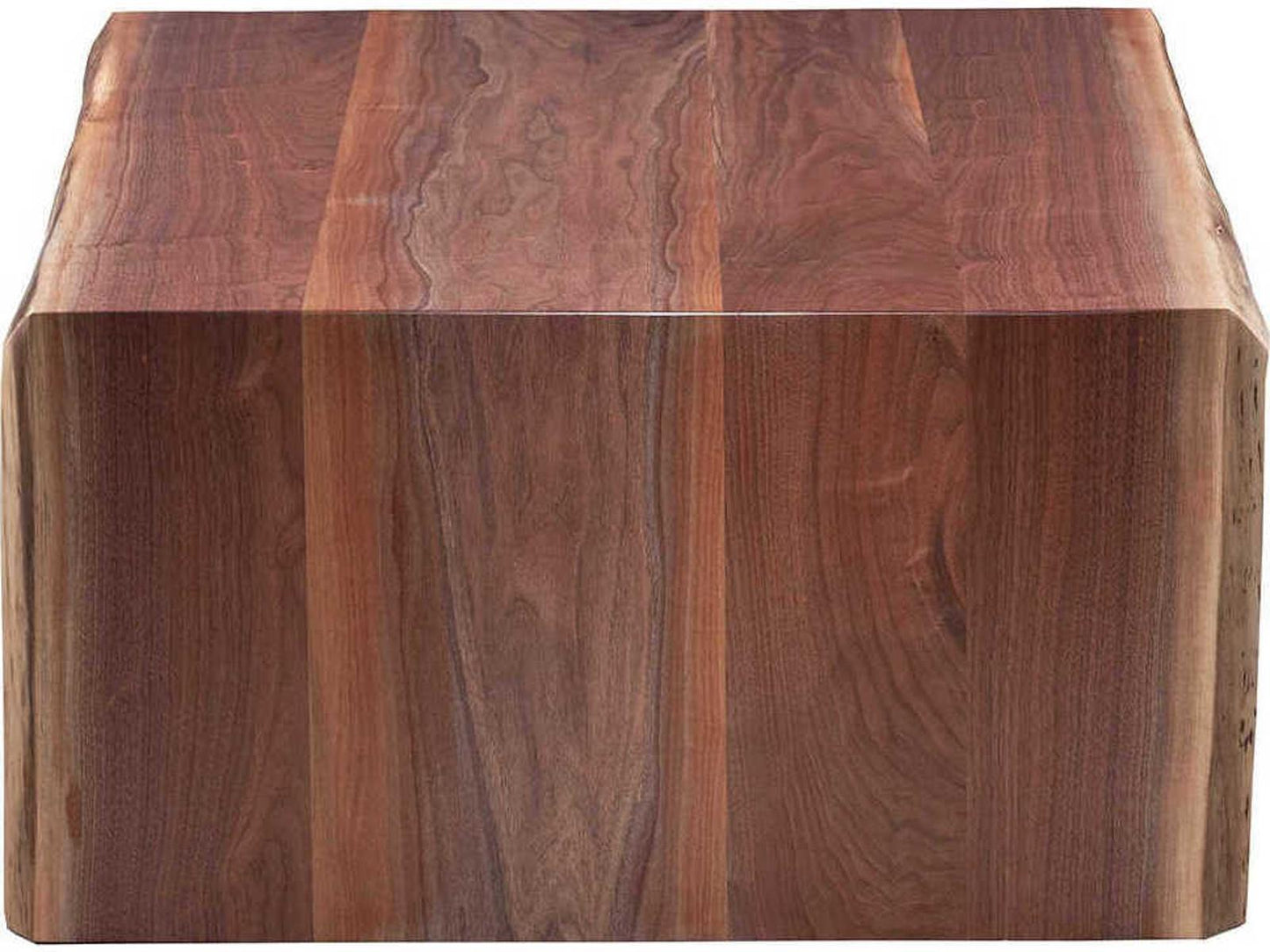 Live Edge Rectangular Walnut Wood Coffee Table