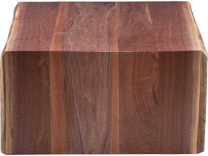 Live Edge Rectangular Walnut Wood Coffee Table