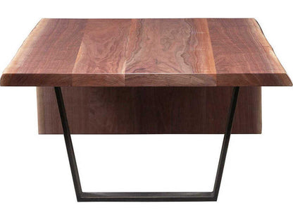 Live Edge Rectangular Walnut Wood Coffee Table