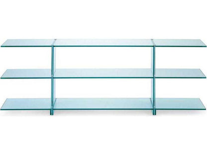 Teso Rectangular Float Glass Console Table by Renzo Piano