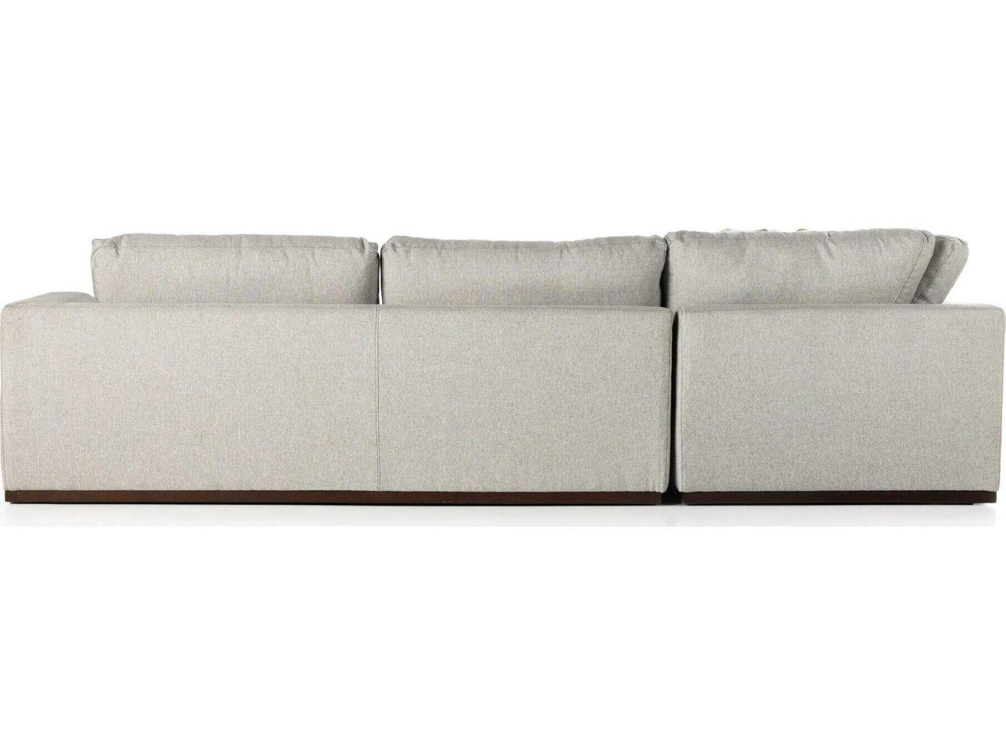 Centrale Colt 4-Piece Modular Sectional Sofa in Aldred Silver