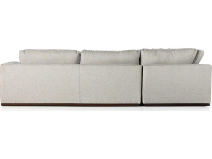 Centrale Colt 4-Piece Modular Sectional Sofa in Aldred Silver