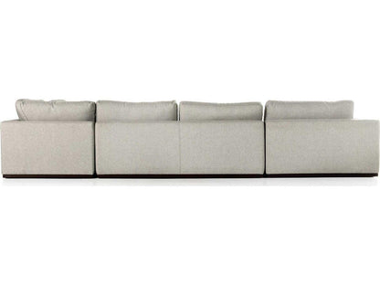 Centrale Colt 4-Piece Modular Sectional Sofa in Aldred Silver