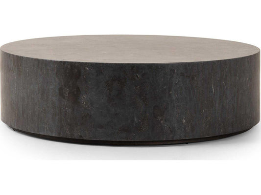Hughes Round Bluestone Coffee Table