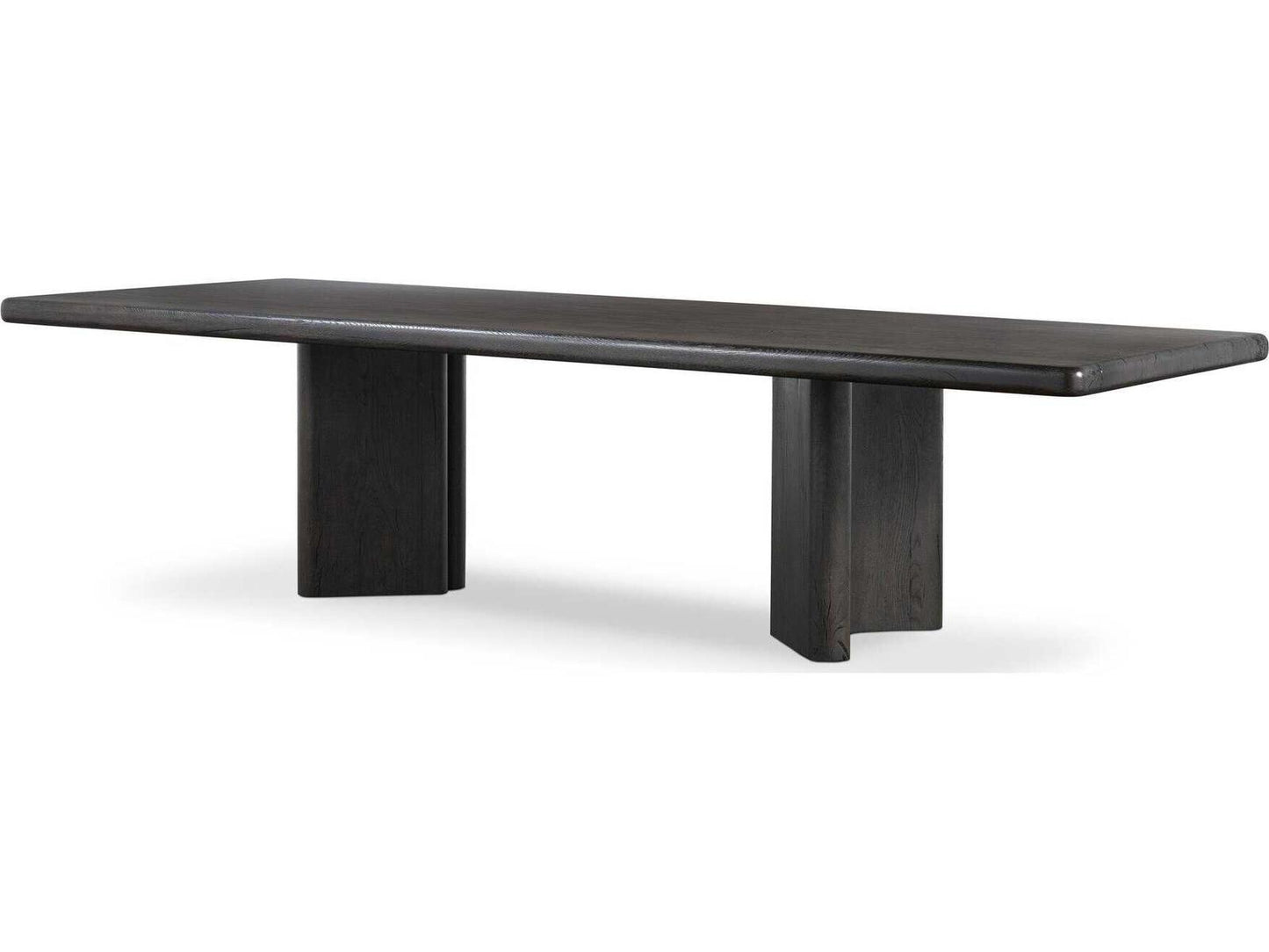 Bina Castro 118-Inch Rectangle Dining Table in Dark Espresso Reclaimed French Oak