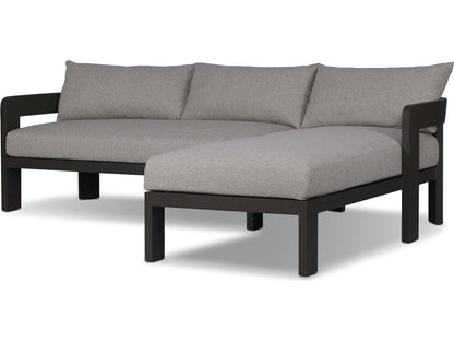 Pembrook 2-Piece Right Facing Outdoor Sectional Sofa in Concha Fog