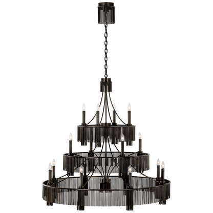 Sutton 50" Three Tier Chandelier