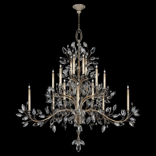 Fine Art Lamps Crystal Laurel 75 Inch 20 Light Chandelier Cp100761