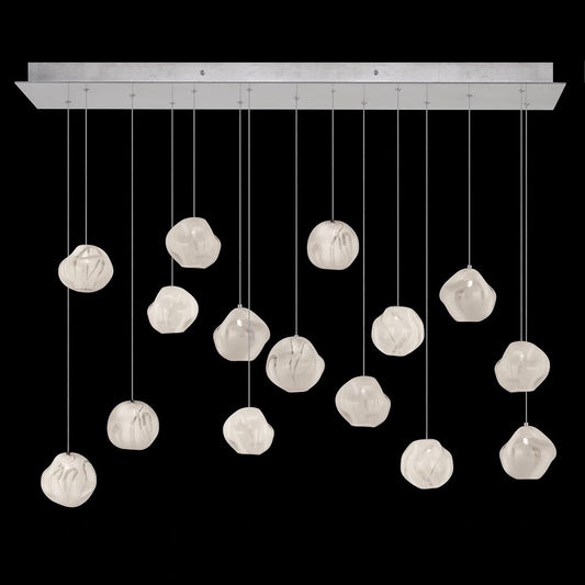 Fine Art Lamps Vesta 48 Inch 15 Light Led Linear Suspension Light Cp482099