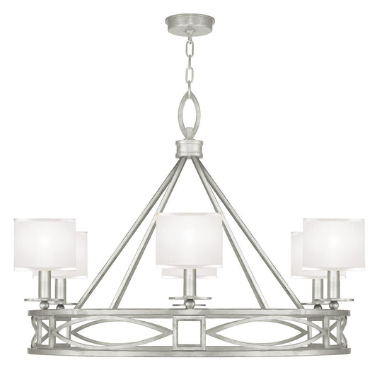 Fine Art Lamps Cienfuegos 39 Inch 6 Light Linear Suspension Light Cp446744