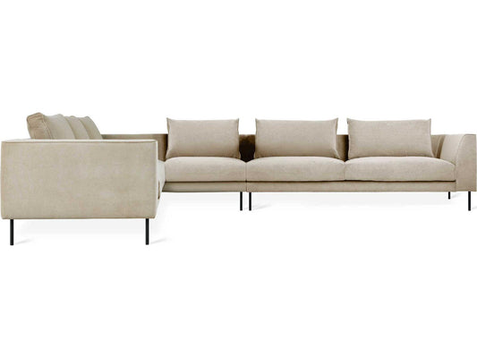 Renfrew 3-Seat Left Arm Facing Sectional Sofa in Mersey Caribou