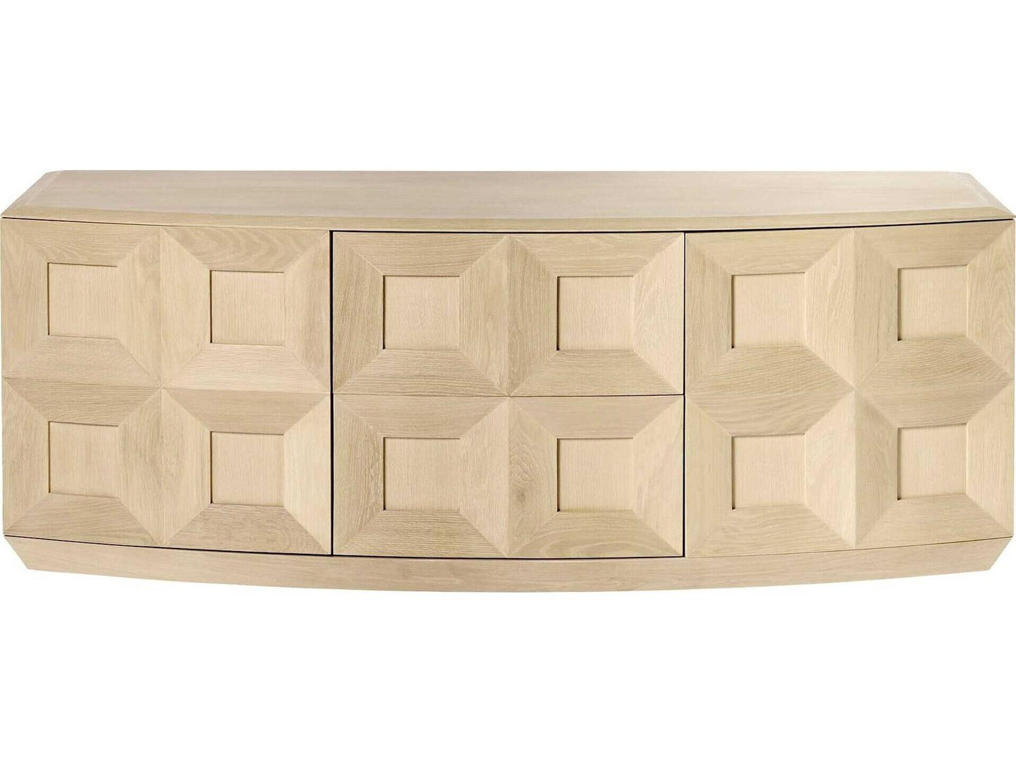 Stilo 75-Inch Oak Wood Media Console in Natural Finish