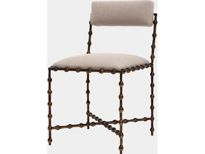Elder Bronze Upholstered Armless Dining Chair