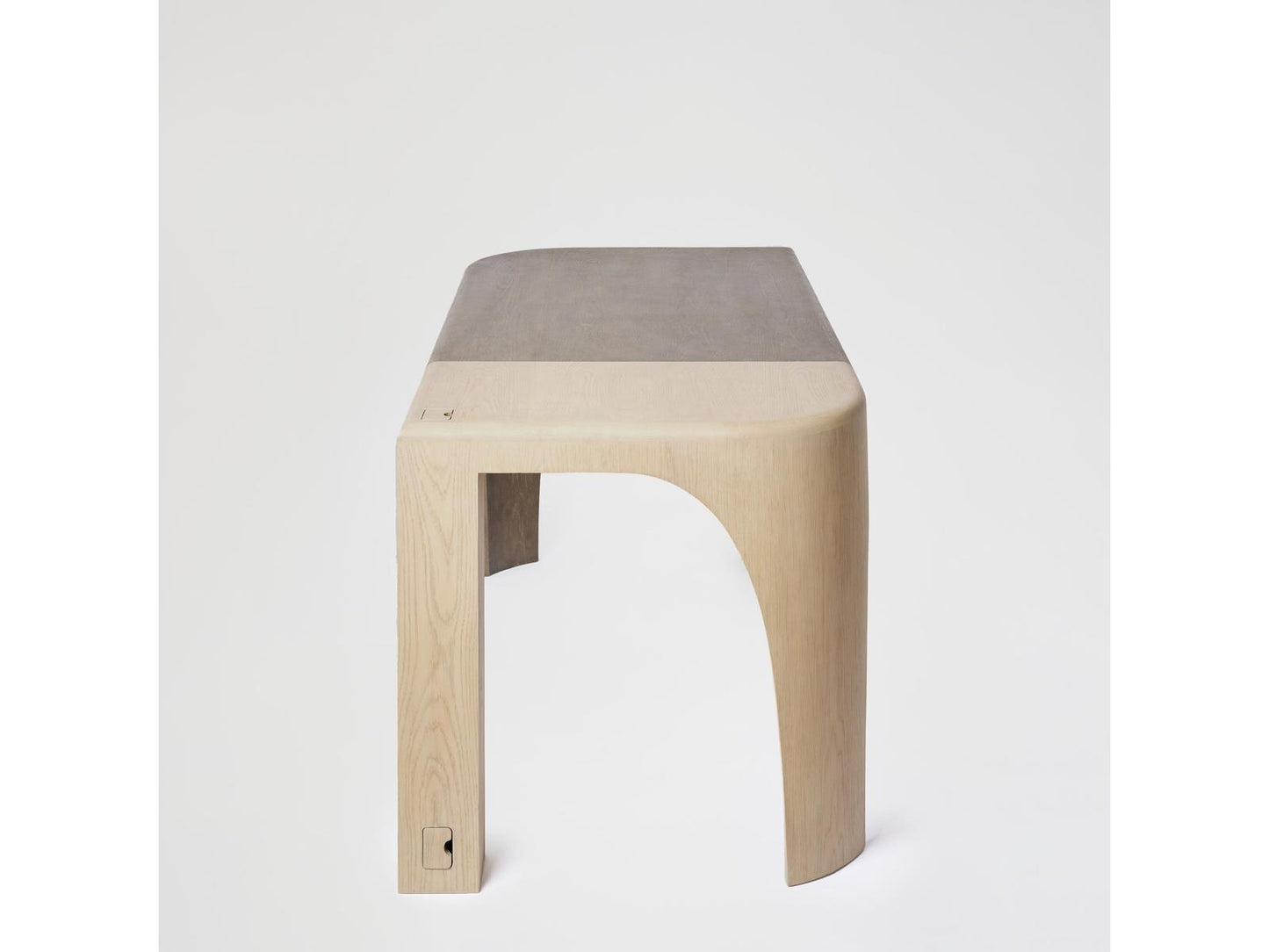 Surfrider Rectangular Wood End Table