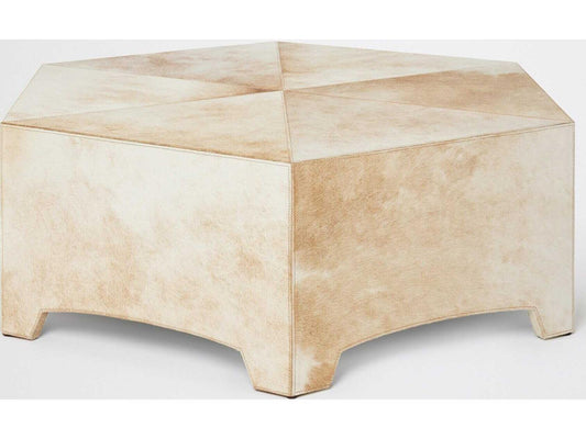 Brindle Hexagon Wood Coffee Table