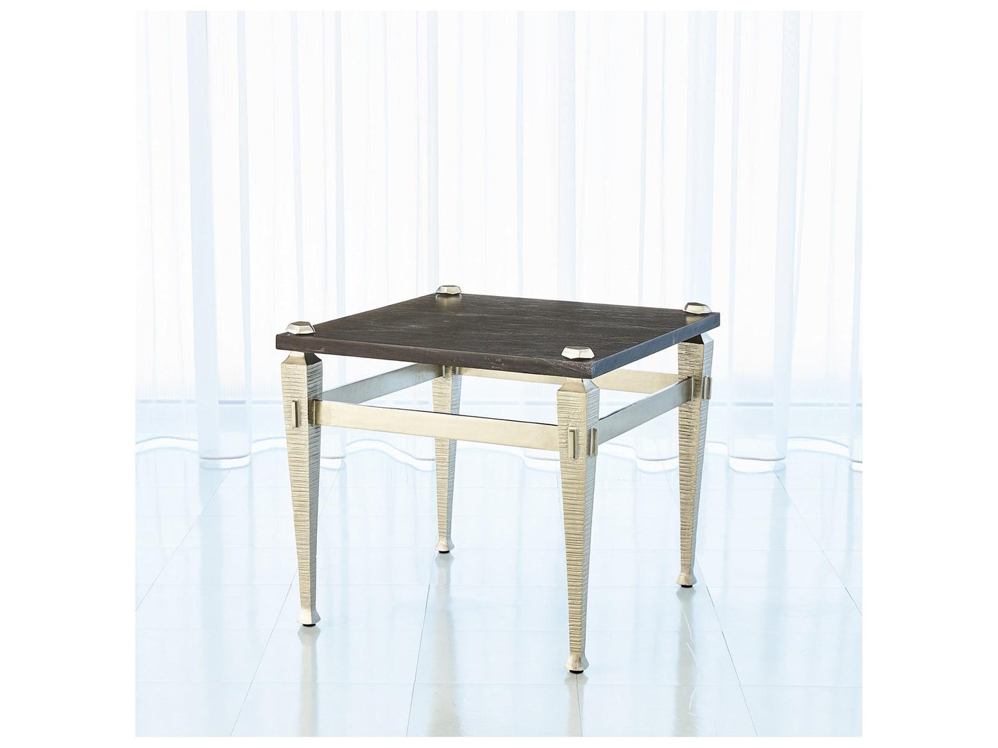 Square Marble End Table