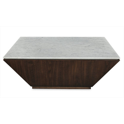 Century Furniture Compositions Cocktail Table with Marble Top