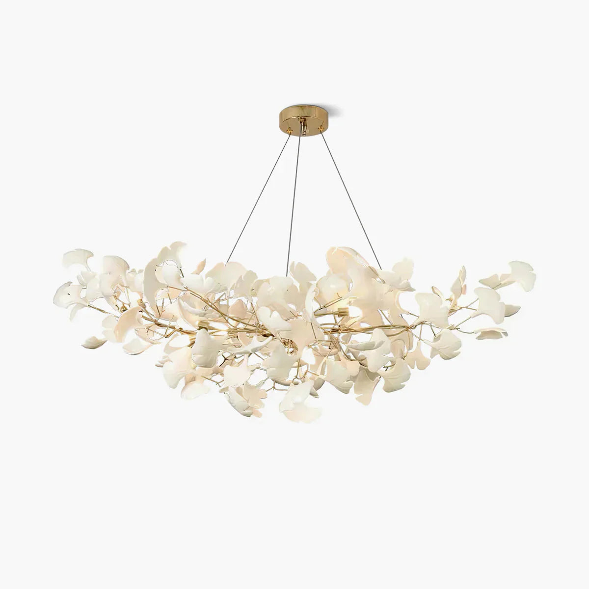 Ceramic Gingko Chandelier B