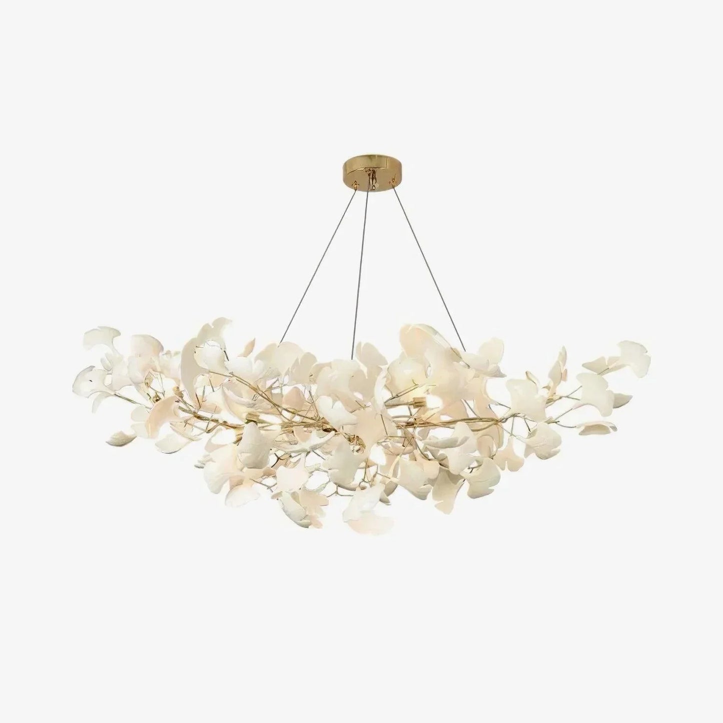 Ceramic Gingko Chandelier B
