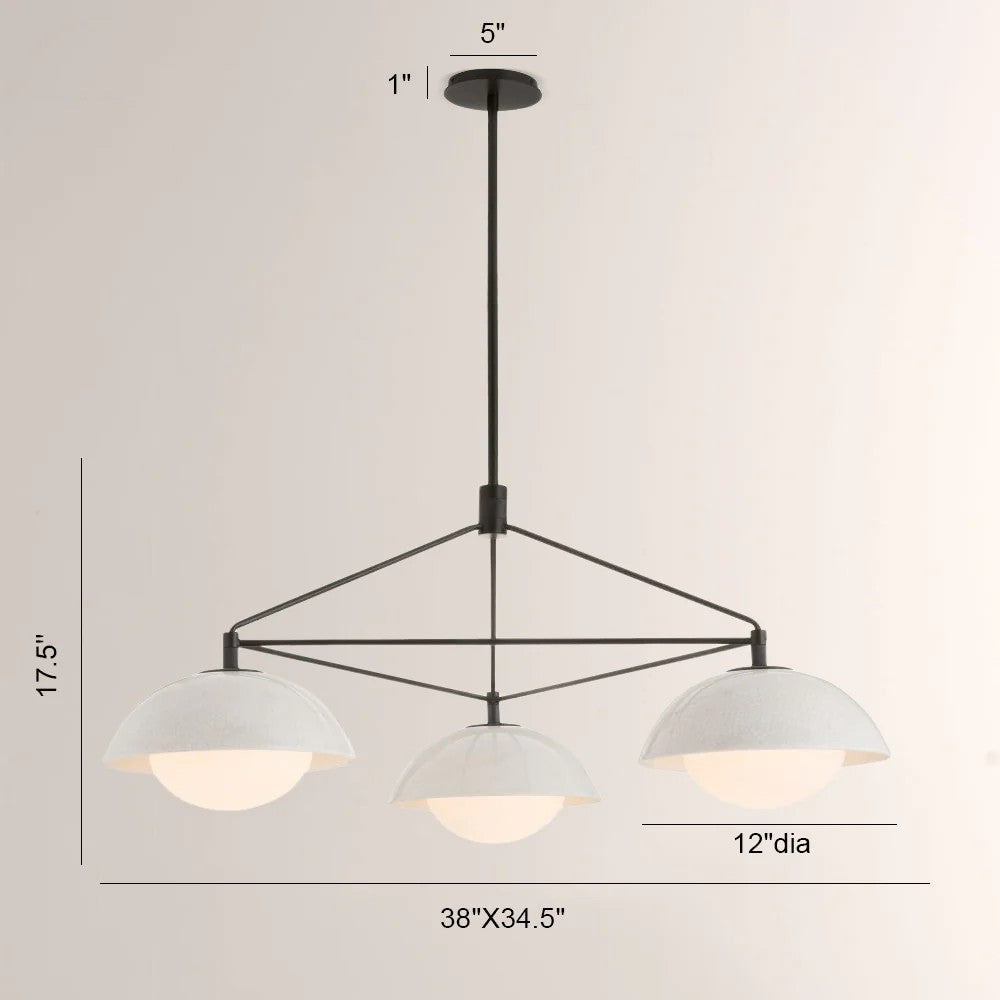 Godwyn Round Ceramic Chandelier