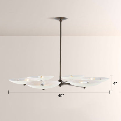 Grant Round Dish-shaped Chandelier
