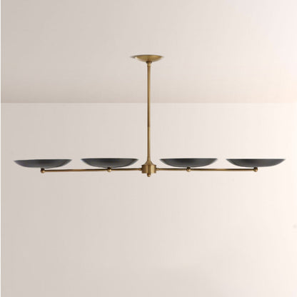 Grant Linear Dish-shaped Chandelier