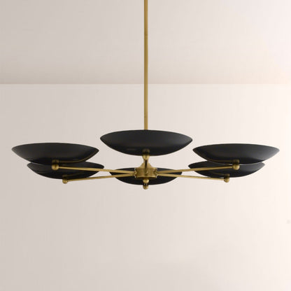 Grant Round Dish-shaped Chandelier