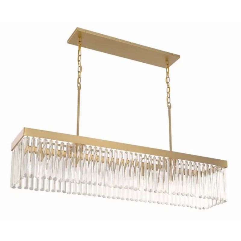Grent Crystal Rectangle Chandelier