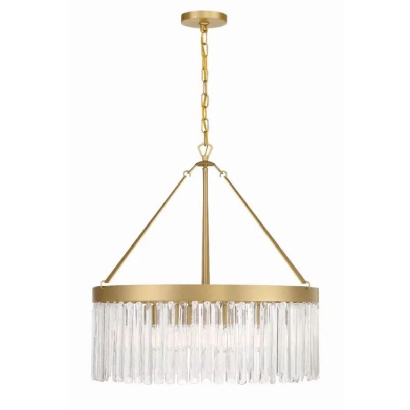 Grent Crystal Waterfall Round Chandelier
