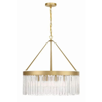 Grent Crystal Waterfall Round Chandelier