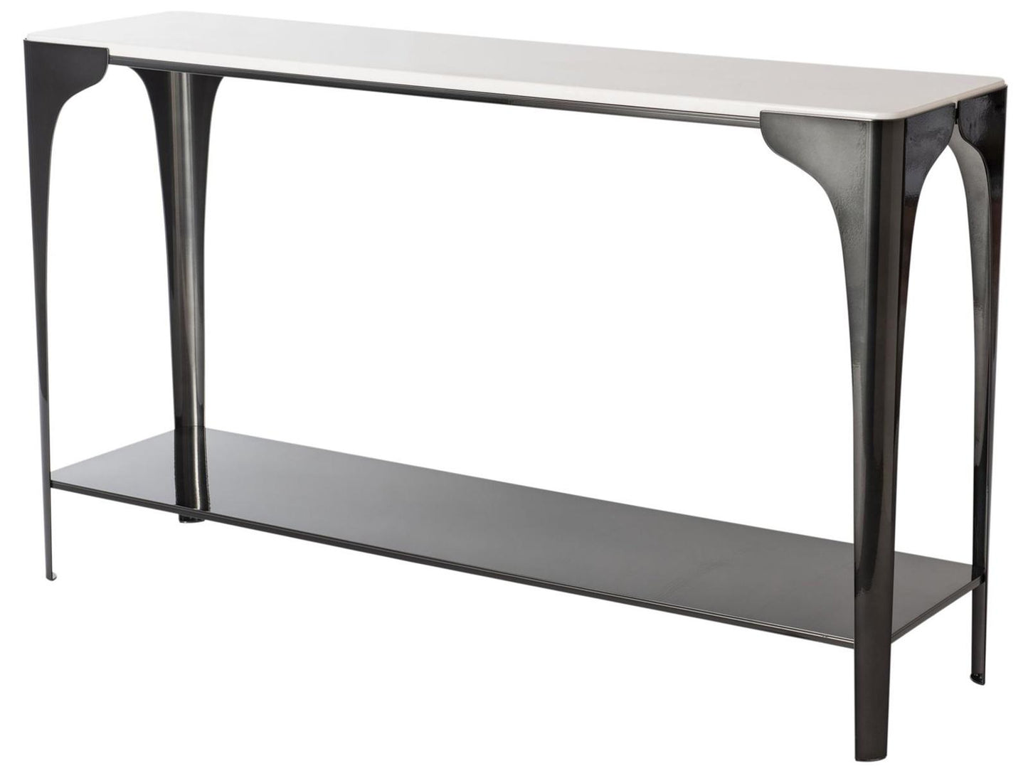 Cove Rectangular Console Table with Marble Top