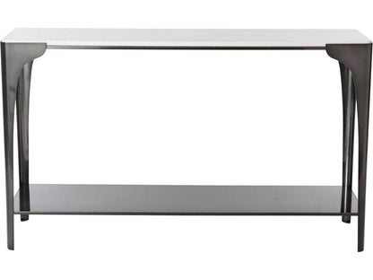 Cove Rectangular Console Table with Marble Top