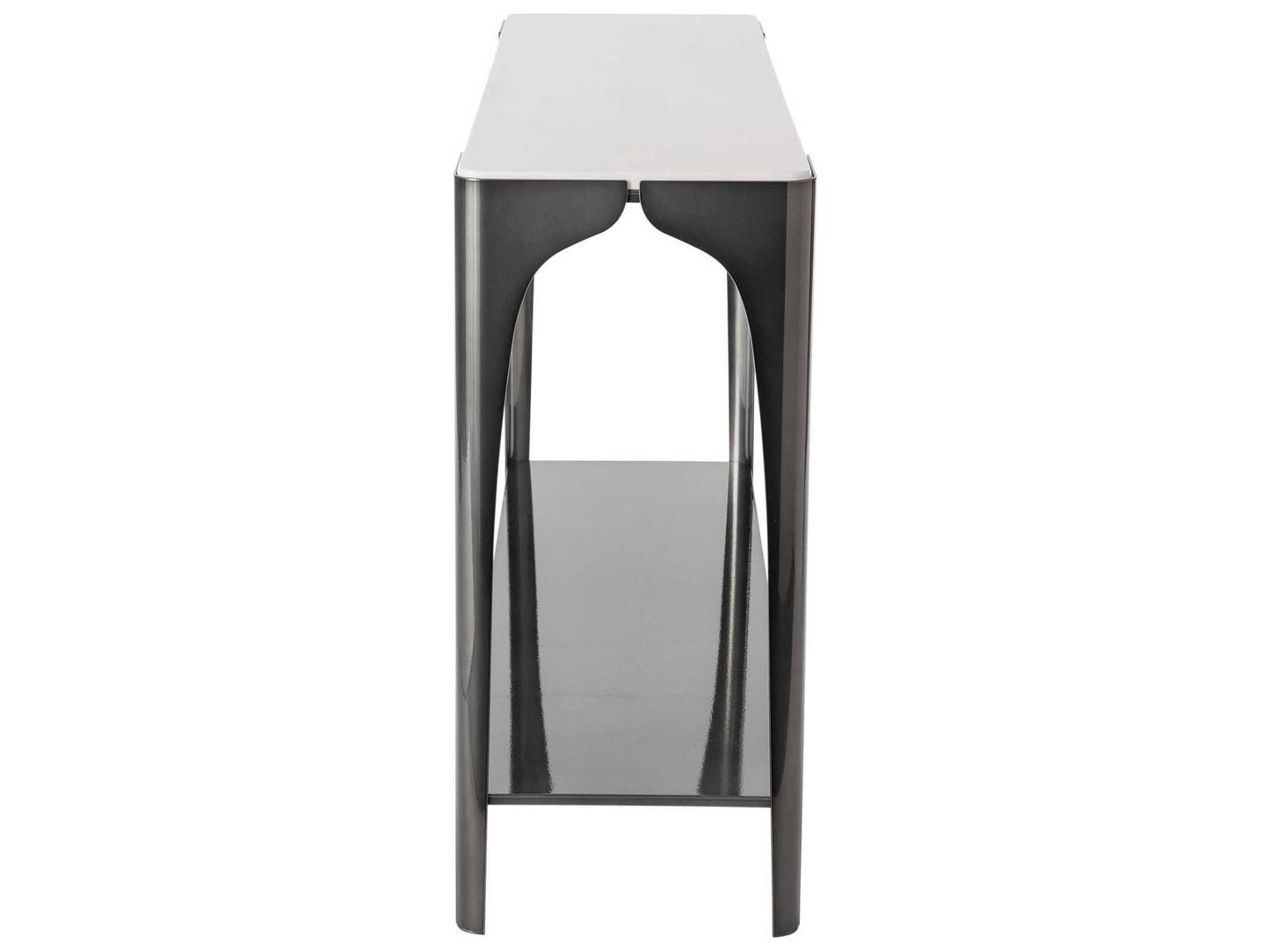 Cove Rectangular Console Table with Marble Top