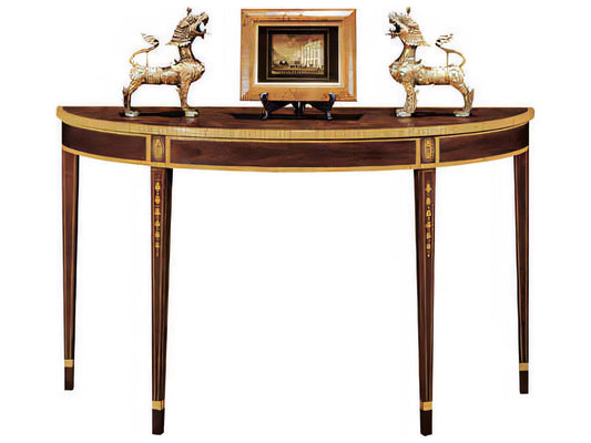 Federal Style Inlaid Mahogany Console Table