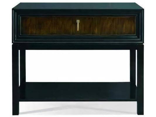 Greg Rectangular End Table with Espresso Wood Finish