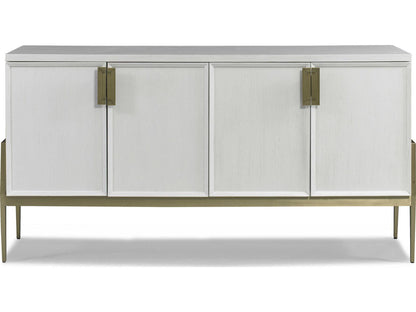 Odyssey 72-Inch Ash Wood Sideboard in Sugar Colza Finish