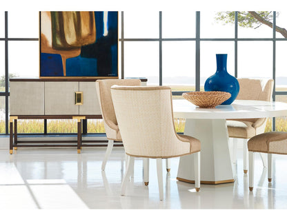 Trellis Graham Sideboard in Modern Walnut with Silver Fox Doors